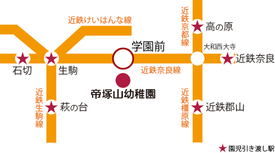 電車通園マップ