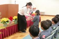 離任式 「ありがとうございました」